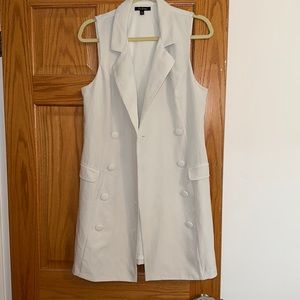 City Studio Sleeveless Blazer Size L